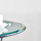 Modern Round Dining Room Table Clear Tempered Glass Table with Pedestal Base Clearhalo ' dining_table' 'Dining Tables & Seating' 'Dining Tables' 'furn' 'furn_dining_table' 'Furniture' 'furniture_dining_table' 'Kitchen & Dining Furniture' 'kitchen&dining_furn' 'kitchen' 'kitchen_dining_table' 1200x1200_8c5ae0c2-9f9d-4ac2-bd4c-3fdca53add0b