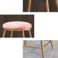 Scandinavian Upholstered Fabric Stools for Home Armless Backless Stools with 4 Gold Legs Clearhalo 'Bar Furniture' 'Bar Stools' 'bar_stools' 'furn' 'furn_bar_stools' 'furniture_bar_stools' 'Kitchen & Dining Furniture' 'kitchen&dining_furn' 'kitchen' 'kitchen_furn' Furniture' 1200x1200_8c5b5f03-5247-4d4f-8b53-f9133bb8fed4