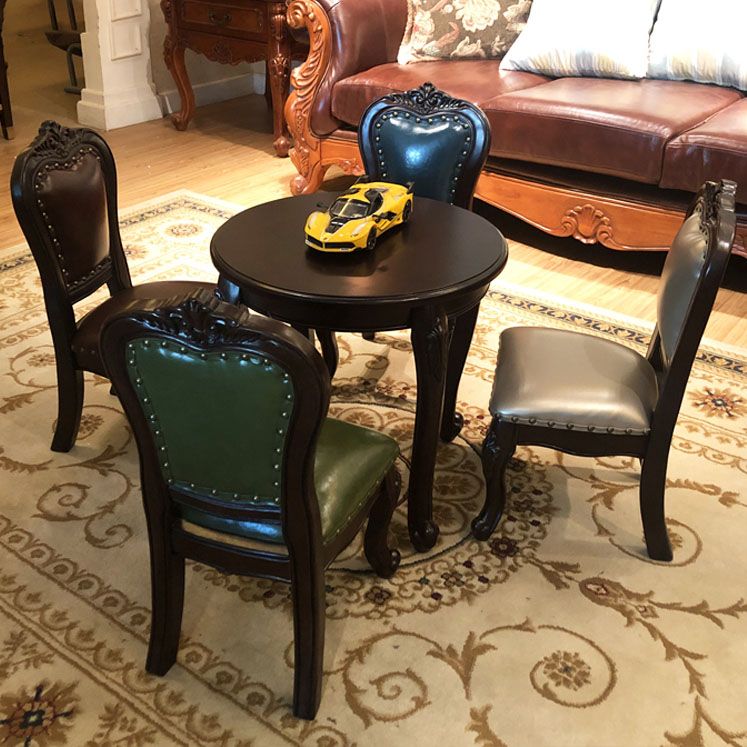 Victoria Style Rubberwood Chairs Open Back Side Kitchen Chairs Set Clearhalo ' kitchen&dining_furn' 'Dining Chairs' 'Dining Tables & Seating' 'dining_chair' 'furn' 'furn_dining_chair' 'Furniture' 'furniture_dining_chair' 'Kitchen & Dining Furniture' 'kitchen' 1200x1200_8c5b72b5-bf58-4f63-ae25-d25dc39ce492