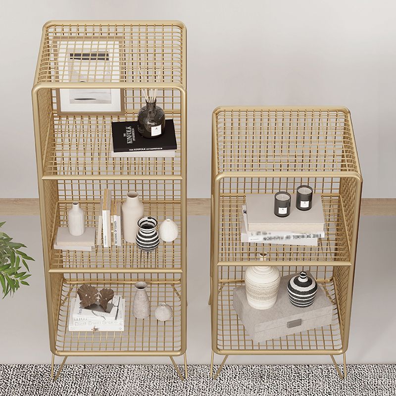 Glam Iron Standard Bookshelf Gold and Black Vertical Bookcase for Bedroom Clearhalo 'Bookcases' 'furn' 'furn_bookcases' 'Furniture' 'furniture_bookcases' 'Office Furniture' 1200x1200_8c5d0b37-732b-45e3-afb1-781114772634