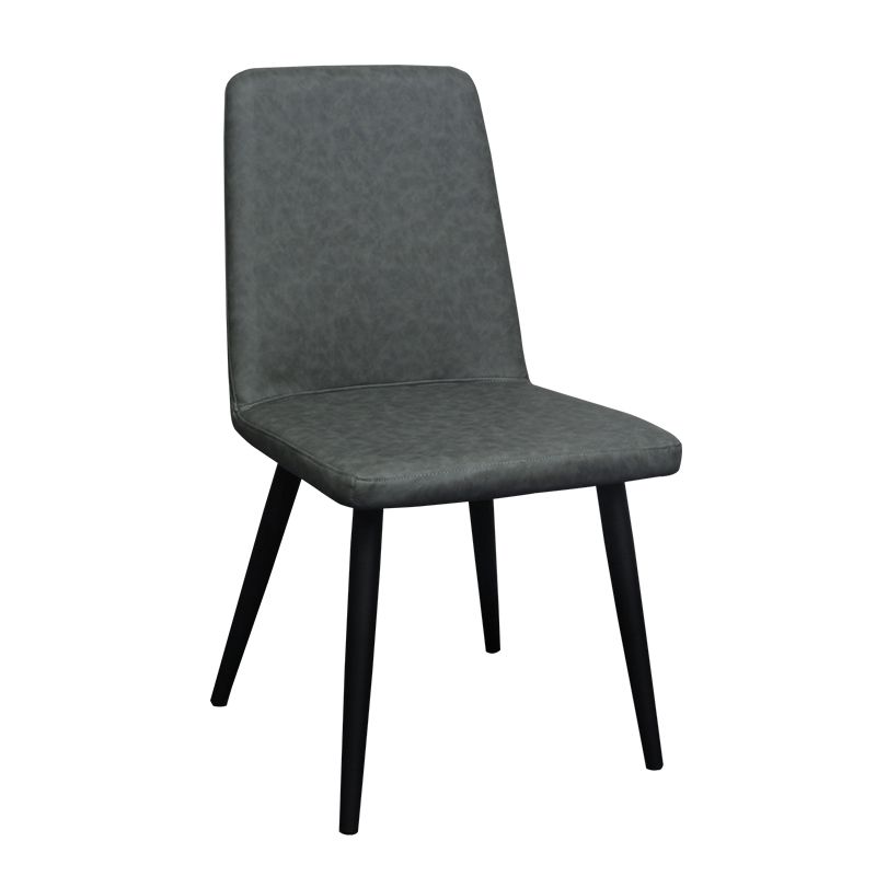 Contemporary Metal Dining Room Chairs Upholstered Linen Fabric Dining Chair for Home Use Clearhalo ' kitchen&dining_furn' 'Dining Chairs' 'Dining Tables & Seating' 'dining_chair' 'furn' 'furn_dining_chair' 'Furniture' 'furniture_dining_chair' 'Kitchen & Dining Furniture' 'kitchen' 1200x1200_8c5ed14c-9805-459a-954e-afaf4514b26c