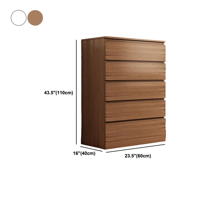 White/brown Accent Chest with 3/4/5/6/8 Drawers Storage Cabinet