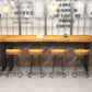 Specialty Brown Modern Style Bar Table Solid Wood and Iron Coffee Shop Bar Table Clearhalo 'Bar Furniture' 'Bar Tables' 'bar_tables' 'furn' 'furn_bar_tables' 'Furniture' 'furniture_bar_tables' 'Kitchen & Dining Furniture' 1200x1200_8c60dbc1-1fc7-440c-8014-d1b5542d9305