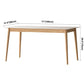 Modern Sintered Stone Dining Table Rectangular Table with Solid Wood Four-leg Clearhalo ' dining_table' 'Dining Tables & Seating' 'Dining Tables' 'furn' 'furn_dining_table' 'Furniture' 'furniture_dining_table' 'Kitchen & Dining Furniture' 'kitchen&dining_furn' 'kitchen' 'kitchen_dining_table' 1200x1200_8c617f6b-cc93-4a24-a52f-13c1c44b5f58