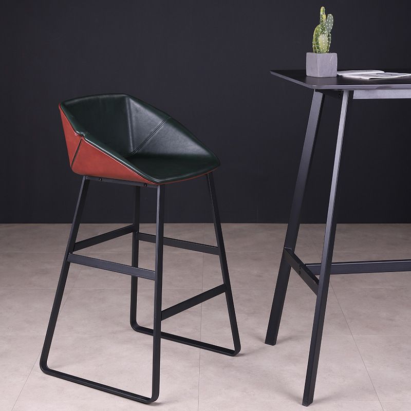 Nordic Style Leather Upholstered Barstool Sled Base Bar Stool Clearhalo 'Bar Furniture' 'Bar Stools' 'bar_stools' 'furn' 'furn_bar_stools' 'furniture_bar_stools' 'Kitchen & Dining Furniture' 'kitchen&dining_furn' 'kitchen' 'kitchen_furn' Furniture' 1200x1200_8c63734c-888c-4cf5-82f2-c437ce31e5b8