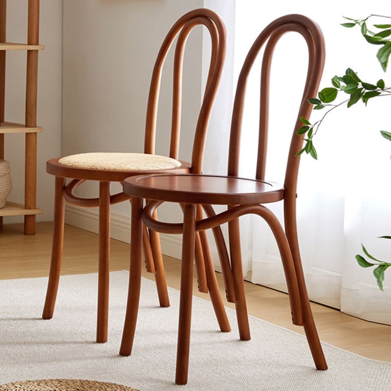 Modern Wood Dining Room Chair Armless Open Back Dining Side Chair for Home Use Clearhalo ' kitchen&dining_furn' 'Dining Chairs' 'Dining Tables & Seating' 'dining_chair' 'furn' 'furn_dining_chair' 'Furniture' 'furniture_dining_chair' 'Kitchen & Dining Furniture' 'kitchen' 1200x1200_8c639709-4ebd-4bcf-b3c8-98fdc4dadf31