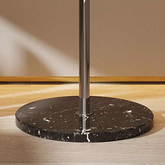 Magnifique suspension en acier en acier inoxydable avec un fond en marbre