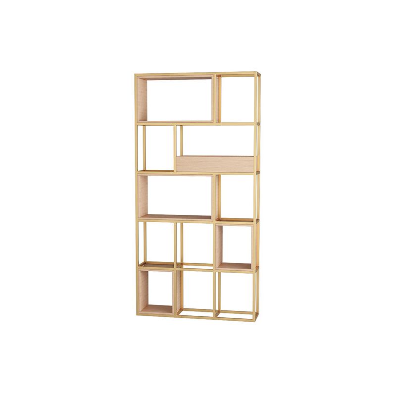 Open Metal Bookcase Minimalist Rectangular Shelf for Study Room Clearhalo 'Bookcases' 'furn' 'furn_bookcases' 'Furniture' 'furniture_bookcases' 'kitchen' 'kitchen_bookcases' 'Living Room Furniture' 'Office Furniture' 1200x1200_8c650f35-dbeb-4287-b0e0-3962cd186cdb