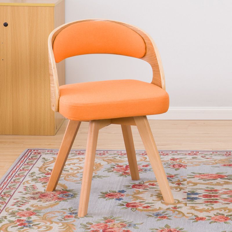 Contemporary Style Dining Chair Solid Wood Open Back Side Chair of 17" Wide for Home Clearhalo ' kitchen&dining_furn' 'Dining Chairs' 'Dining Tables & Seating' 'dining_chair' 'furn' 'furn_dining_chair' 'Furniture' 'furniture_dining_chair' 'Kitchen & Dining Furniture' 'kitchen' 1200x1200_8c6618fa-3a4c-4045-85df-a35593f5abe7