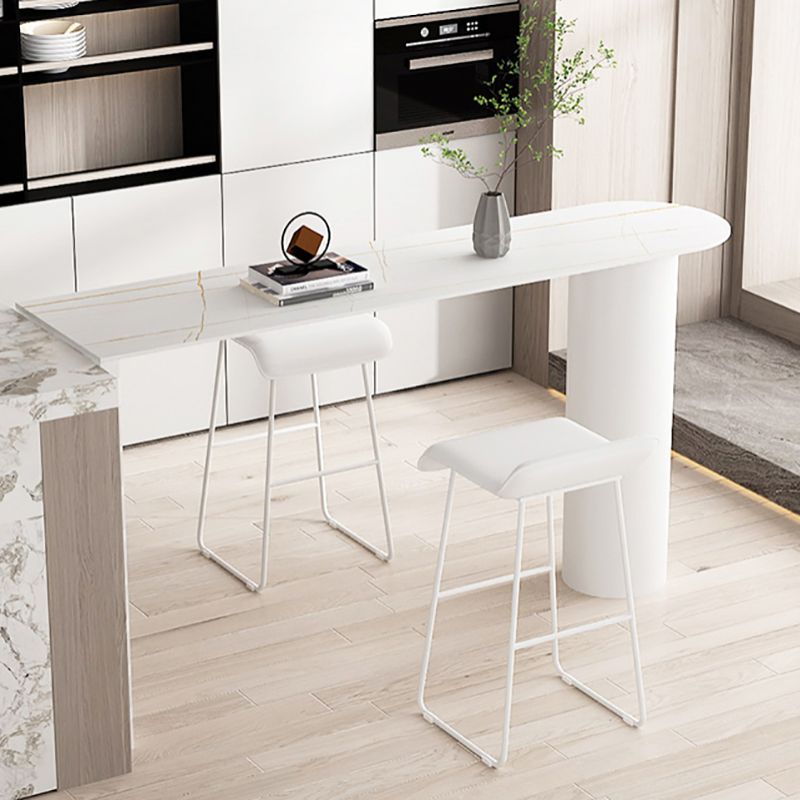 Indoor Stone Bar Height Cocktail Table Modern Double Pedestal Counter Wine Table Clearhalo 'Bar Furniture' 'Bar Tables' 'bar_tables' 'furn' 'furn_bar_tables' 'Furniture' 'furniture_bar_tables' 'Kitchen & Dining Furniture' 1200x1200_8c66b374-dd90-4f75-85ce-cce5a0d19d97