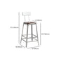 Armless Indoor Barstool Industrial Leather Counter Stool Brushed Silver Clearhalo 'Bar Furniture' 'Bar Stools' 'bar_stools' 'furniture_bar_stools' 'Kitchen & Dining Furniture' 'kitchen&dining_furn' 'kitchen' 'kitchen_furn' Furniture' 1200x1200_8c66e23d-4dae-4582-b272-aab6b8b70792