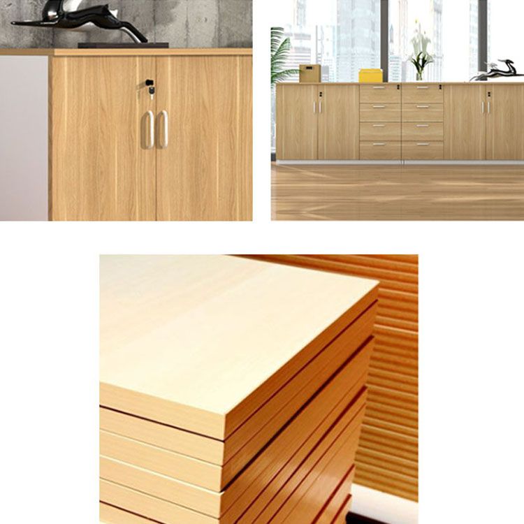 Armadio di archiviazione scandinava Armadio laterale in legno per Home Office