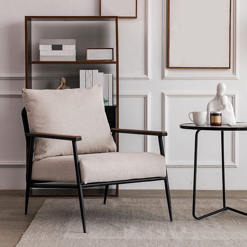 Arms Included Chair25.5" L x30.3" W x 31.4" H Chair for Living Room Clearhalo 'Accent Chairs' 'accent_chairs' 'Chairs & Seating' 'furn' 'furn_accent_chairs' 'Furniture' 'Living Room Furniture' 1200x1200_8c6ad47b-f153-4129-837a-0e42708455a4