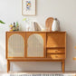 Cassetto della sideboard a buffet in legno e sideboard da pranzo a 2 porte