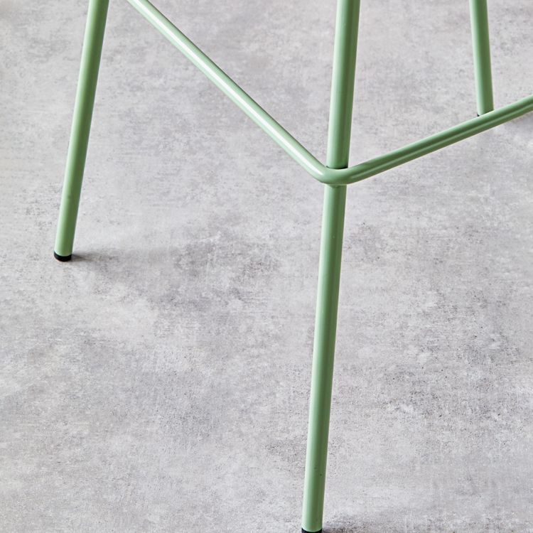 Contemporary Milk Tea Shop Footrest Stool Matte Finish Metal Barstool Clearhalo 'Bar Furniture' 'Bar Stools' 'bar_stools' 'furn' 'furn_bar_stools' 'Furniture' 'furniture_bar_stools' 'Kitchen & Dining Furniture' 1200x1200_8c6b7ba8-205d-42d7-bf59-c171f12d40c2