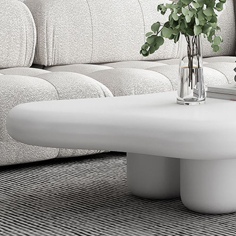 11"H Contemporary Coffee Table Wooden 2 Legs Coffee Cocktail Table Clearhalo 'Coffee & Accent Tables' 'Coffee Tables' 'coffee_tables' 'furn' 'furn_coffee_tables' 'Furniture' 'Living Room Furniture' 1200x1200_8c6e2a51-3228-4f69-a230-0ac48b45736e