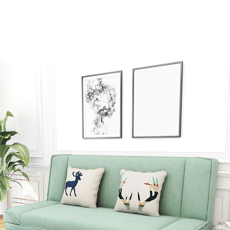 Sofá de durmiente convertible sin brazo de lino de 31.5 "H Contemporáneo