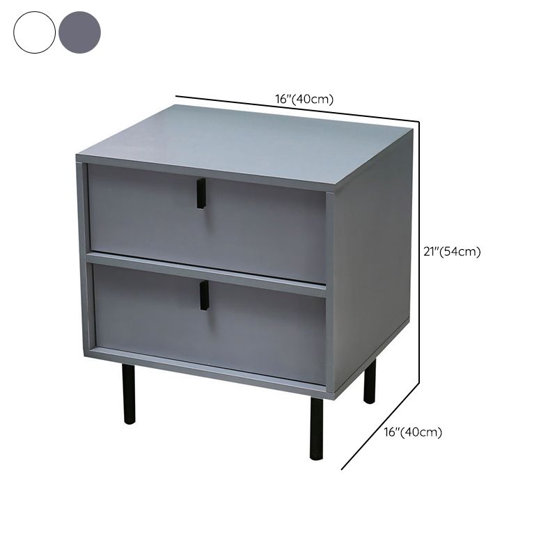 Table de chevet de table à accent contemporain