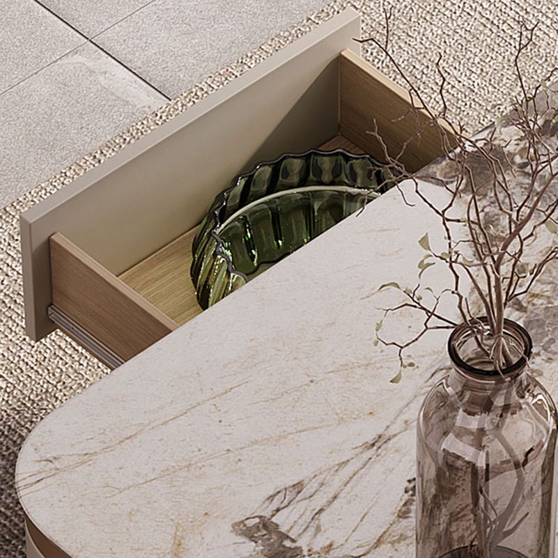 Glam TV Console Enclosed Storage Stone Media Console with Drawers for Living Room Clearhalo 'furn' 'furn_tv_stands_entertainment_centers' 'Furniture' 'Living Room Furniture' 'TV Stands & Entertainment Centers' 'TV Stands & Media Storage Furniture' 'tv_stands_entertainment_centers' 1200x1200_8c7492b5-eeaa-4655-9810-ff268e0ced9e