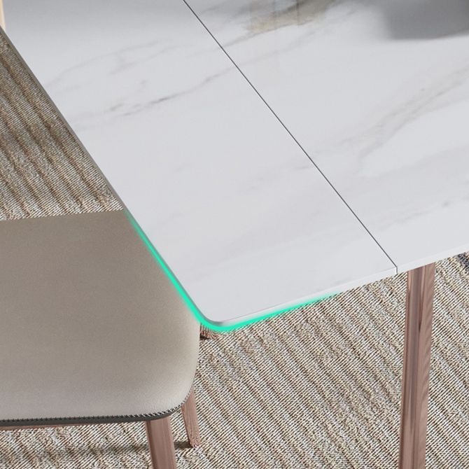 Luxury 1/4/5/7 Pieces Dining Set Sintered Stone Extendable Dining Table with Chairs Clearhalo 'Dining Room Sets' 'Dining Tables & Seating' 'dining_room_set' 'furn' 'furn_dining_room_set' 'Furniture' 'furniture_dining_room_set' 'Kitchen & Dining Furniture' 'kitchen&dining_furn' 'kitchen' 1200x1200_8c765084-1519-4c30-b424-abb6fabd82d9