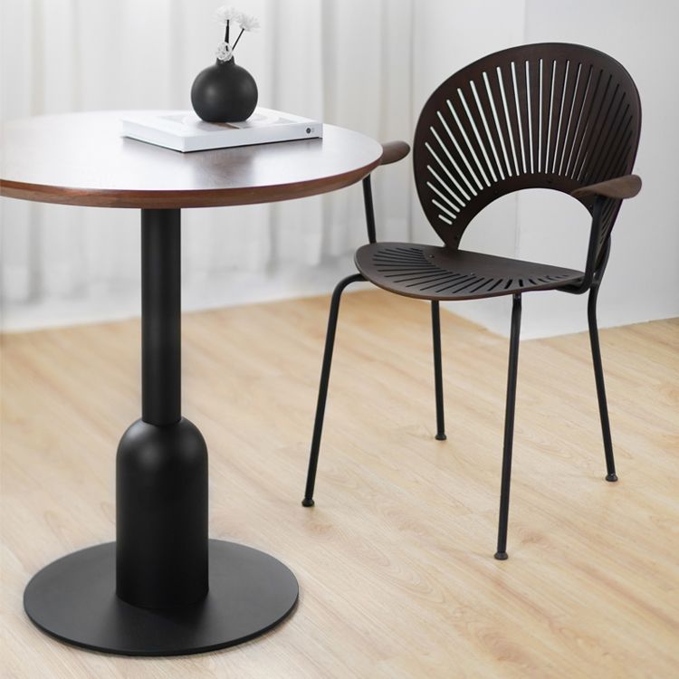 Industrial Style Dining Site Table MDF Dining Room Furniture with Pedestal Base Clearhalo ' dining_table' 'Dining Tables & Seating' 'Dining Tables' 'furn' 'furn_dining_table' 'Furniture' 'furniture_dining_table' 'Kitchen & Dining Furniture' 'kitchen&dining_furn' 'kitchen' 'kitchen_dining_table' 1200x1200_8c76c84a-eef3-4374-ae3d-c976f8f949a3