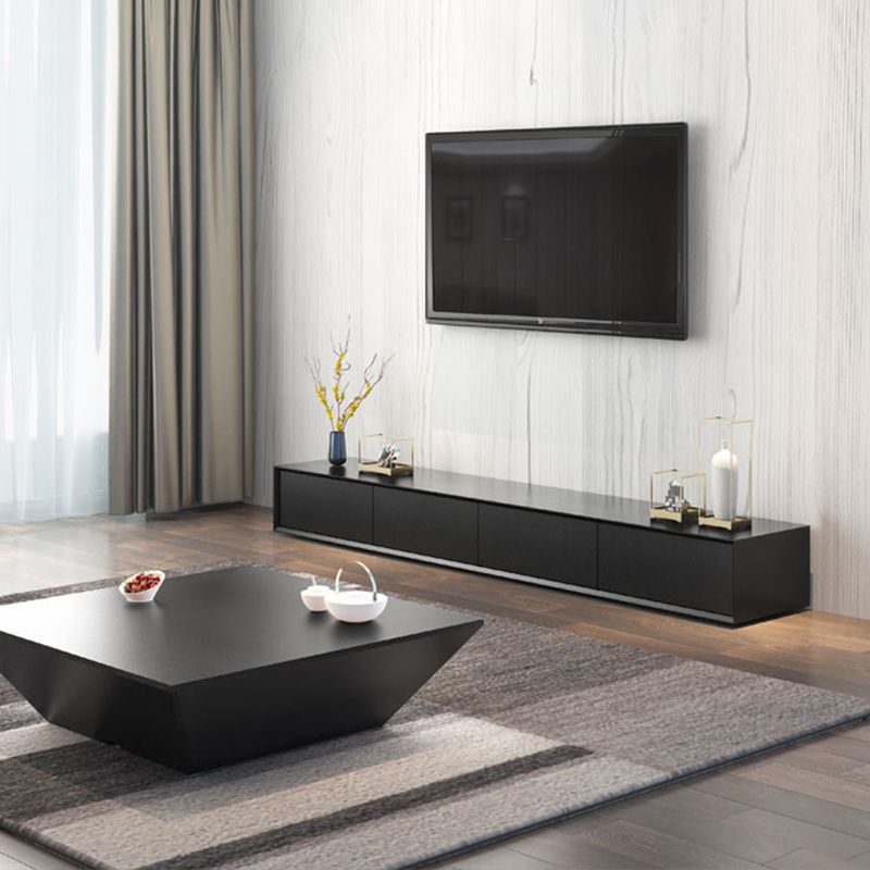 Contemporary TV Media Console Enclosed Storage TV Console with 4 Drawers Clearhalo 'furn' 'furn_tv_stands_entertainment_centers' 'Furniture' 'Living Room Furniture' 'TV Stands & Entertainment Centers' 'TV Stands & Media Storage Furniture' 'tv_stands_entertainment_centers' 1200x1200_8c771a05-4663-4196-9e2f-bf859f5a03be