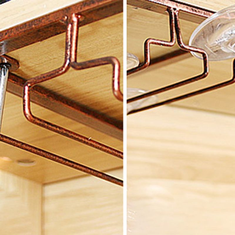 Soporte de vidrio colgante de metal y soporte de vidrio de un solo riel individual