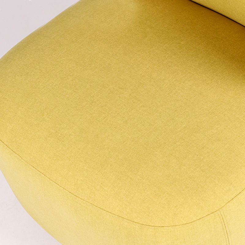 CAMERA BATTONE CAMPIONE Senza braccio con sede in tessuto Sedia per accento posteriore fisso