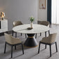 Glam Sintered Stone Top Kitchen Dining Table Round Shape Dining Table with Pedestal Base Clearhalo ' dining_table' 'Dining Tables & Seating' 'Dining Tables' 'furn' 'furn_dining_table' 'Furniture' 'furniture_dining_table' 'Kitchen & Dining Furniture' 'kitchen&dining_furn' 'kitchen' 'kitchen_dining_table' 1200x1200_8c786167-bacc-482e-8cca-726eada2873e