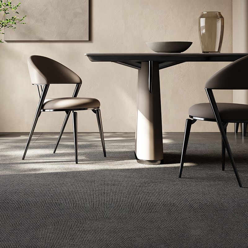 Contemporary Open Back Chair Dining Armless Chair for Kitchen with Metal Legs Clearhalo 'Dining Chairs' 'Dining Tables & Seating' 'dining_chair' 'furn' 'furn_dining_chair' 'Furniture' 'furniture_dining_chair' 'Kitchen & Dining Furniture' 1200x1200_8c78df6b-5a42-43af-98f2-c51e5840e521