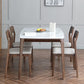 Contemporary Sintered Stone Standard Dining Set Rectangle Shape White Dining Set with 4 Legs Table Clearhalo 'Dining Room Sets' 'Dining Tables & Seating' 'dining_room_set' 'furn' 'furn_dining_room_set' 'Furniture' 'furniture_dining_room_set' 'Kitchen & Dining Furniture' 'kitchen&dining_furn' 'kitchen' 1200x1200_8c78f7b7-2466-436e-8b15-20cf7da40123