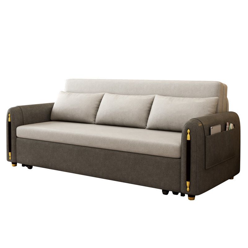Contemporary Sofa Bed with Pillows and Storage for Apartment 35.43" Clearhalo 'furn' 'furn_sofas' 'Furniture' 'furniture_sofas' 'Living Room Furniture' 'Sofa' 'sofas' 1200x1200_8c790812-fa1b-4425-9308-d0280953ddfb