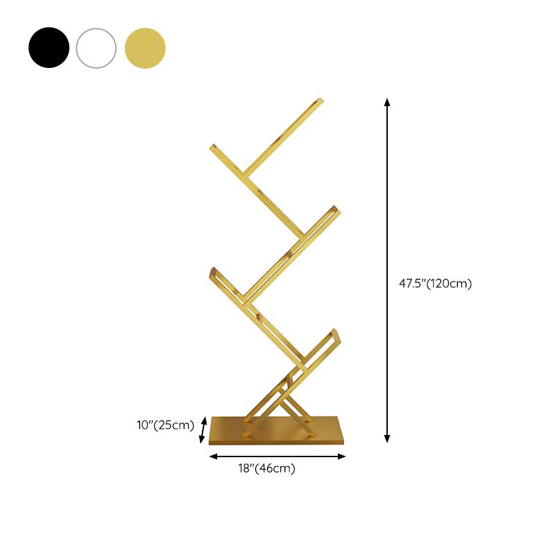 Modernes Bücherregal aus dem Bücherregal Metal Open Regal mit Regalen für Heimbüro