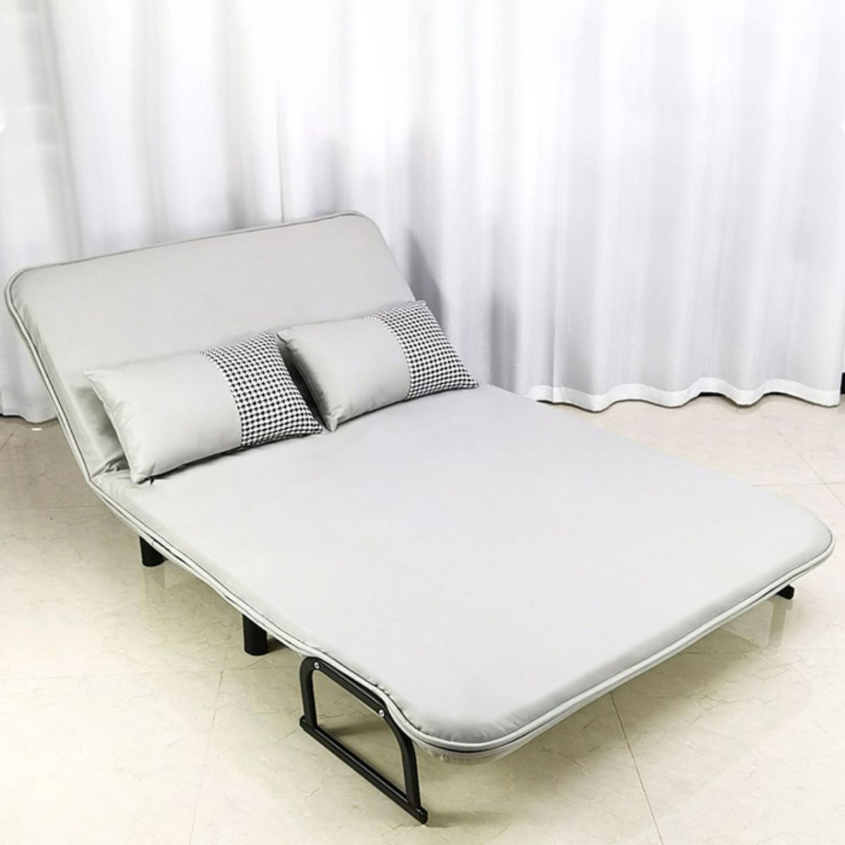 Moderne faux lederen bank 28.34 "D x 32.28" H verzonken armbeel