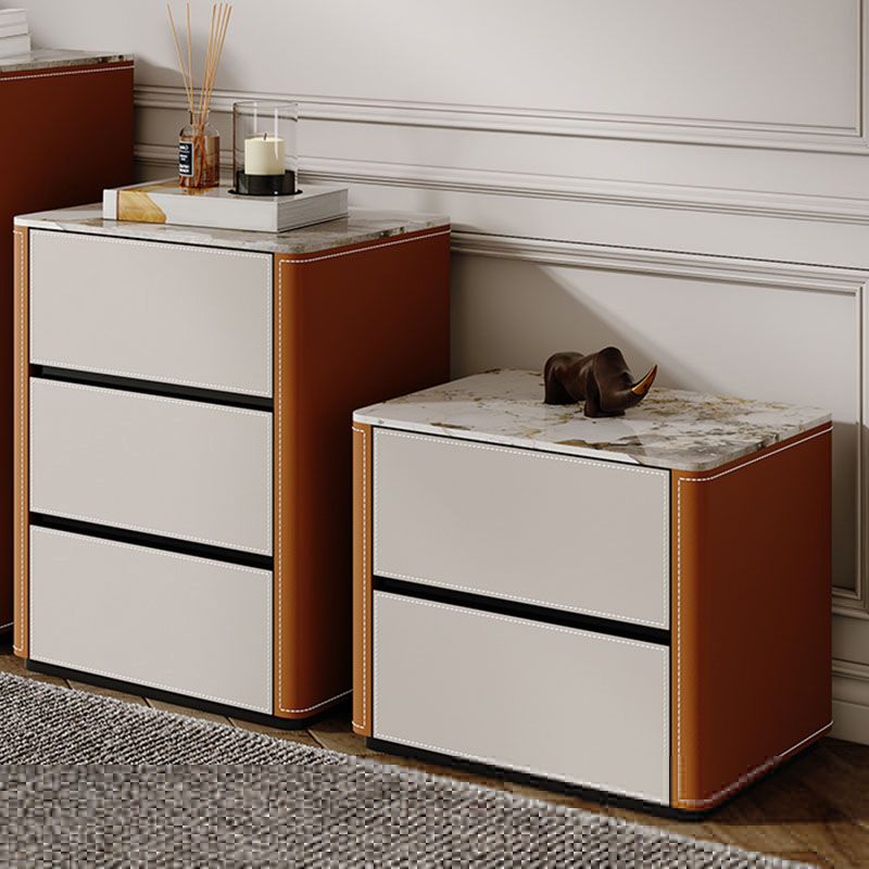 Contemporary Stone Storage Chest Bedroom Chest in White with Drawers Clearhalo 'Bedroom Furniture' 'Dressers & Chests' 'dressers_chests' 'furn' 'furn_dressers_chests' 'Furniture' 1200x1200_8c7abb1a-b98d-4fd4-bdb3-cece279c0251
