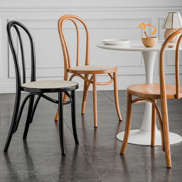 Traditional Wood Dining Armless Chair Open Back Single Dining Side Chair for Home Use Clearhalo ' kitchen&dining_furn' 'Dining Chairs' 'Dining Tables & Seating' 'dining_chair' 'furn' 'furn_dining_chair' 'Furniture' 'furniture_dining_chair' 'Kitchen & Dining Furniture' 'kitchen' 1200x1200_8c7ba969-6e5c-485f-8259-f7575f9fa956