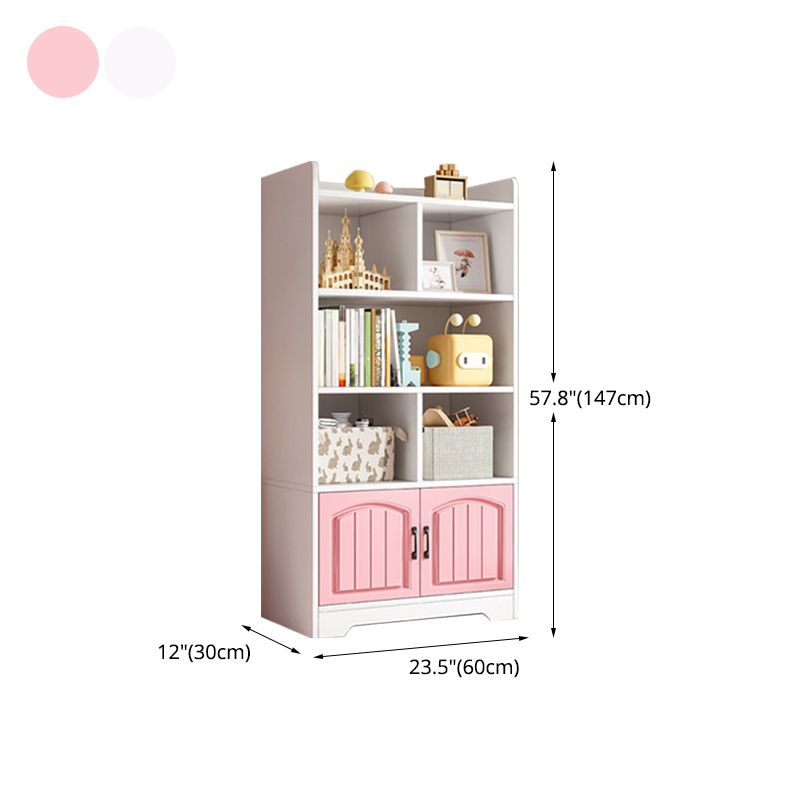 Bibliothèque de style moderne en bois fermé étanche standard avec porte pour le bureau à domicile