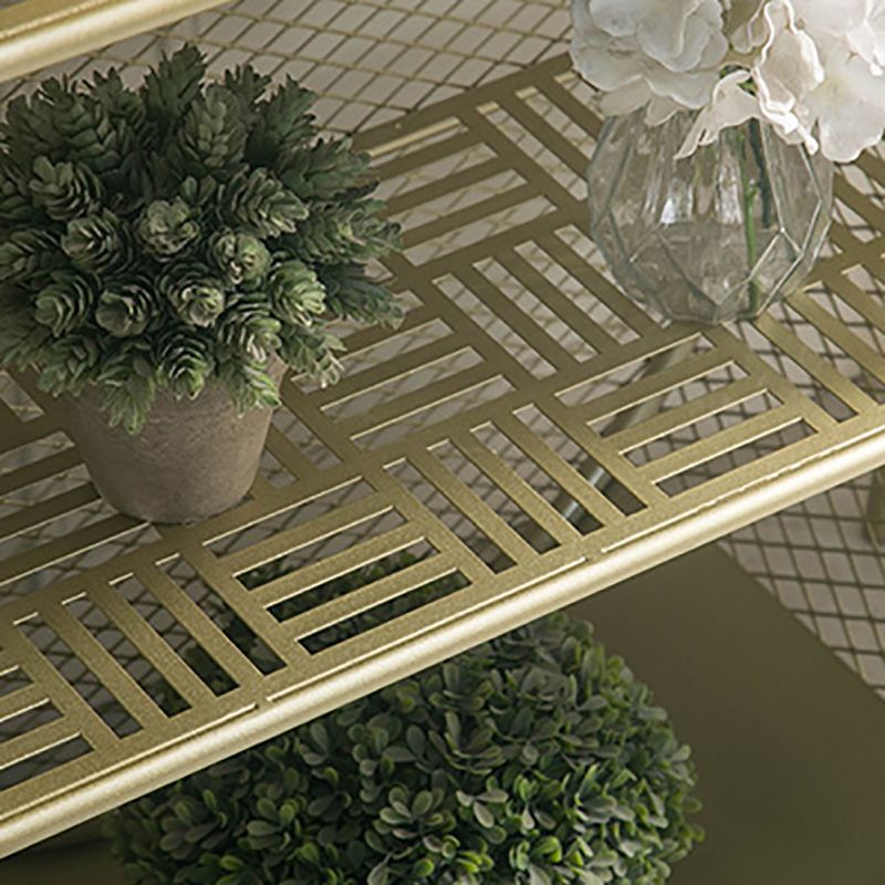 Glam Metal Bookshelf Standard Book Shelf for Home Office 11.8" Wide Clearhalo 'Bookcases' 'furn' 'furn_bookcases' 'Furniture' 'Office Furniture' 1200x1200_8c80806f-20b9-439c-8137-81b87e780026