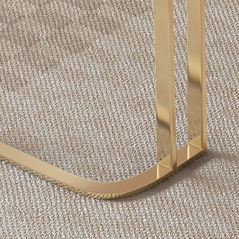 Descrito de oficina de piedra rectángulo base de metal Base de metal escritorio de escritura de estilo para la oficina para la oficina