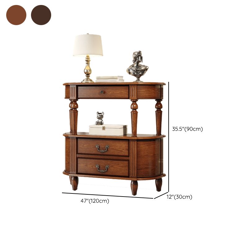 12 Inch Wide Console Table Mid Century Modern Wood Accent Table