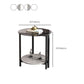 Contemporary Side Table Metal Accent Side Table for Living Room