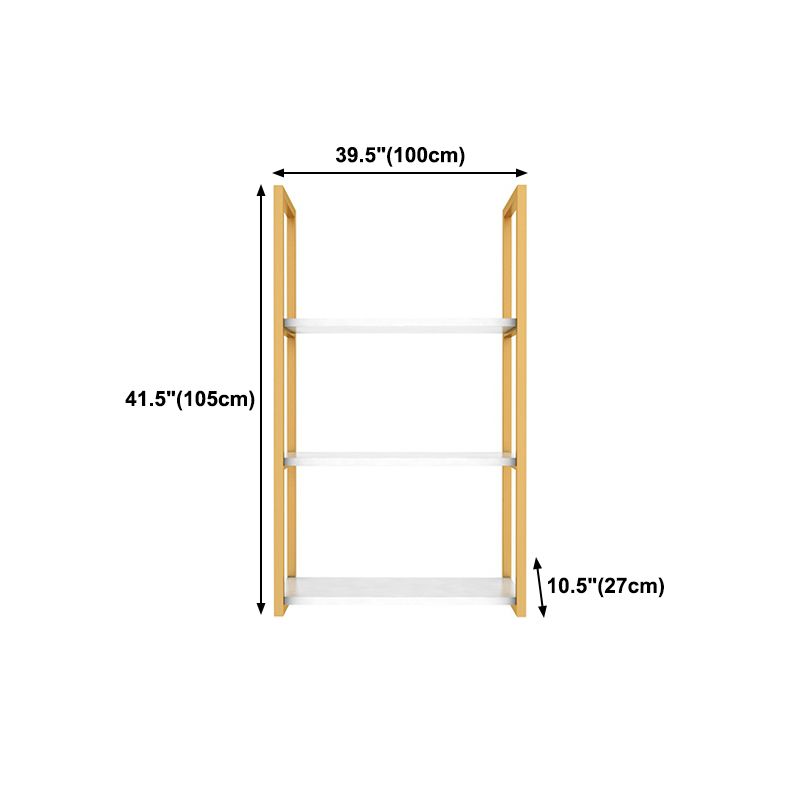 10.63"W Bookshelf Glam Style Wall Mounted Bookcase for Home Office Study Room Clearhalo 'Bookcases' 'furn' 'furn_bookcases' 'Furniture' 'furniture_bookcases' 'kitchen' 'kitchen_bookcases' 'Living Room Furniture' 'Office Furniture' 1200x1200_8c8322d8-1309-426b-962e-b8ae7b033138
