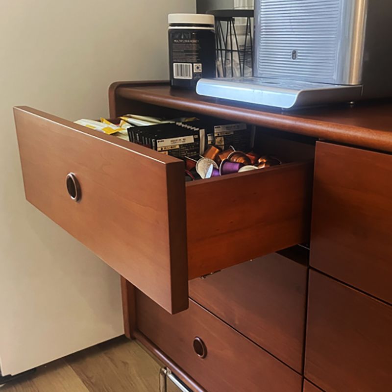 Commode moderne commode coffre en bois massif avec tiroirs 9/6/5