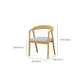 Contemporary Solid Wood Dining Chair Upholstered Fabric Dining Arm Chair Clearhalo 'Dining Chairs' 'Dining Tables & Seating' 'dining_chair' 'furn' 'furn_dining_chair' 'Furniture' 'Kitchen & Dining Furniture' 1200x1200_8c85c18b-db3c-48a3-b74f-c77261e33d97