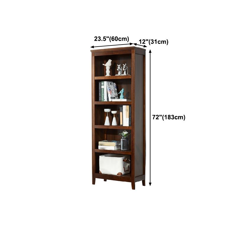 Contemporary Poplar Standard Bookshelf Closed Back Vertical Bookshelf for Bedroom Clearhalo 'Bookcases' 'furn' 'furn_bookcases' 'Furniture' 'furniture_bookcases' 'kitchen' 'kitchen_bookcases' 'Living Room Furniture' 'Office Furniture' 1200x1200_8c85e438-a478-4ba0-9ca9-60e22efda4a7