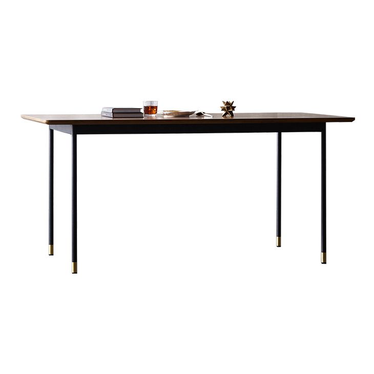 Traditional Luxury Style Dining Table Brown Rectangle Solid Wood Table with 4 Legs Clearhalo ' dining_table' 'Dining Tables & Seating' 'Dining Tables' 'furn' 'furn_dining_table' 'Furniture' 'furniture_dining_table' 'Kitchen & Dining Furniture' 'kitchen&dining_furn' 'kitchen' 'kitchen_dining_table' 1200x1200_8c8a367c-02f7-465e-b002-d865eff80262