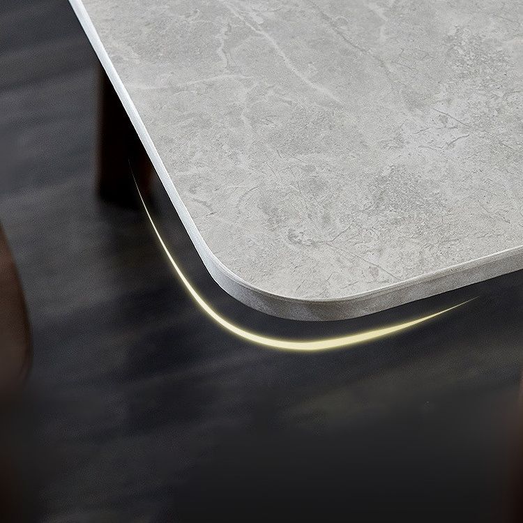 Solid Wood Contemporary Rectangular Dining Table Sintered Stone Top Table with 4 Legs Clearhalo ' dining_table' 'Dining Tables & Seating' 'Dining Tables' 'furn' 'furn_dining_table' 'Furniture' 'furniture_dining_table' 'Kitchen & Dining Furniture' 'kitchen&dining_furn' 'kitchen' 'kitchen_dining_table' 1200x1200_8c8b05d0-4624-47f5-9a7e-977019f5d1e2
