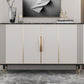 Glam Dining Server Marble Buffet Server with Doors for Living Room Clearhalo 'buffet_sideboard' 'Buffets & Sideboards' 'furn' 'furn_buffet_sideboard' 'Furniture' 'Kitchen & Dining Furniture' 1200x1200_8c8b9edc-6cc7-42fe-b643-93f43eaae093