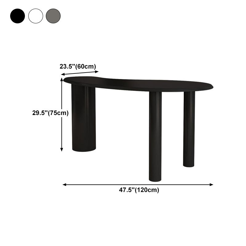 Contemporary Style Writing Desk Curved Bedroom and Office Desk Clearhalo 'furn' 'furn_office_desk' 'Furniture' 'Office Desks' 'Office Furniture' 'office_desk' 1200x1200_8c8c6f0b-04c7-4602-808f-c4311ae245e7