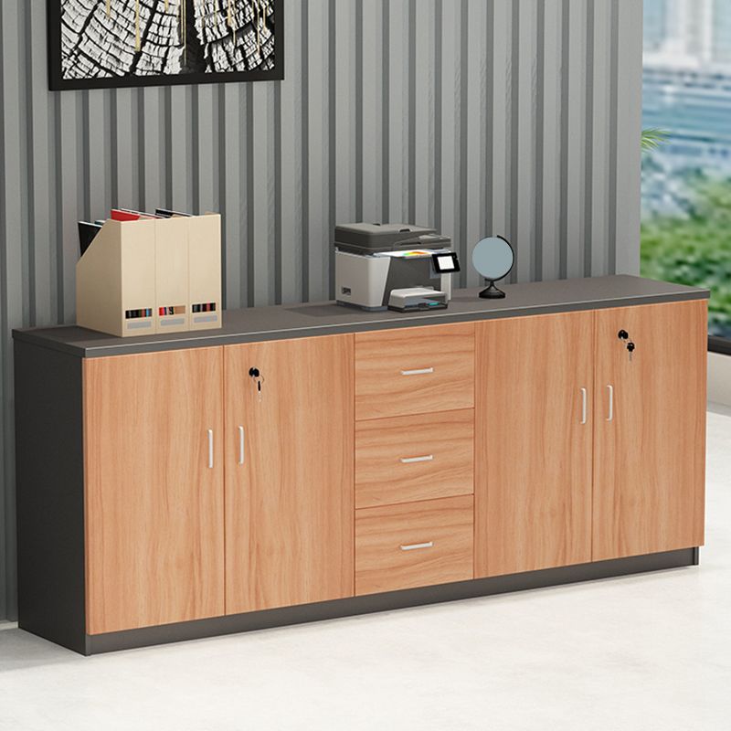Modern Cabinet Wood Locking Drawers and Storage Lateral File Cabinet Clearhalo 'Filing Cabinets' 'filling_cabinets' 'furn' 'furn_filling_cabinets' 'Furniture' 'Office Furniture' 1200x1200_8c8cbdf5-83fb-4323-b821-febda605d736